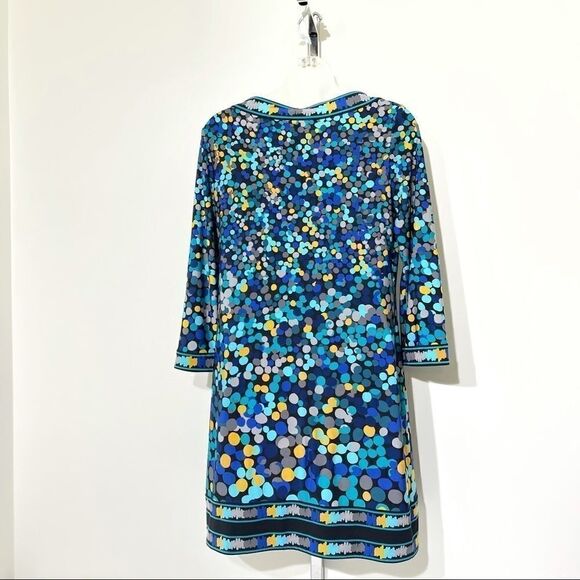 BCBGMAXAZRIA kaftan blujademul a-line dress NEW Small tent - Picture 4 of 12